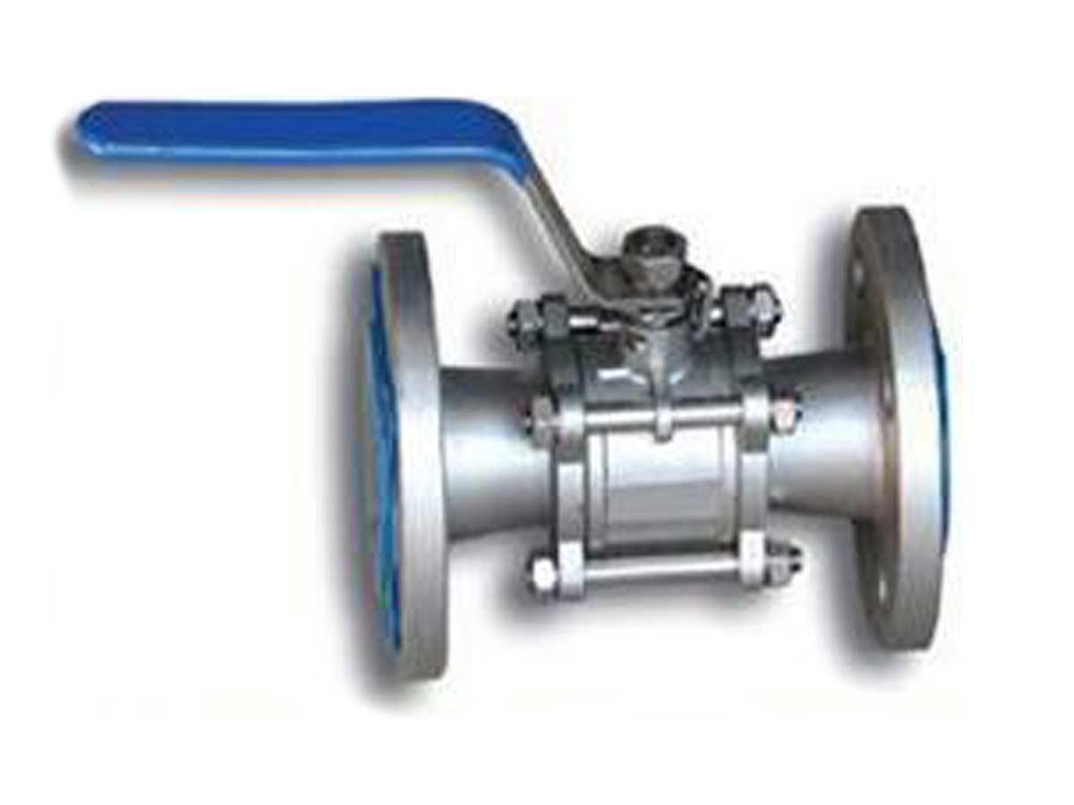 FLANŞLI KÜRESEL VANA 3 PARÇALI